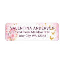 Search for butterfly return address labels Whimsical