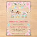 Search for circus party invitations Watercolor