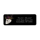 Search for skeleton wedding return address labels Skull