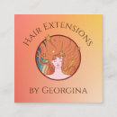 Search for hair extensions business cards Salon