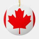 Search for canada flag christmas tree decorations North america