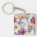 Search for bouquet square key rings Leaves