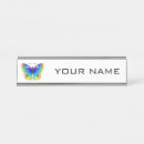 Search for rainbow name plates Butterfly