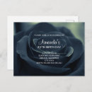 Search for gothic black rose invitations Dark