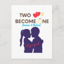 Search for two hearts postcards Couple