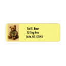 Search for black bears return address labels Cute