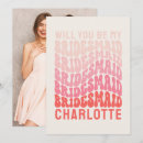 Search for retro bridesmaid cards Simple