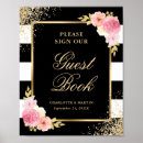 Search for wedding guest books Black and white