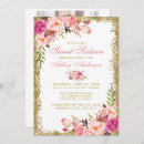 Search for vintage sweet 16 invitations Pink and gold