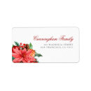 Search for holly and pine return address labels Merry christmas