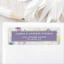 Search for floral lilac return address labels Mauve