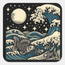 Search for woodblock stickers Japanese
