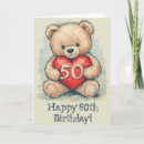 Search for 50th for man birthday cards Party