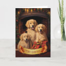 Search for golden retriever christmas cards Tree