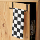 Search for black and white squares tea towels Chequered