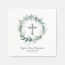 Search for first communion napkins Christening