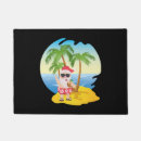 Search for beach christmas doormats Santa