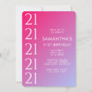 Search for trendy 21st birthday invitations Contemporary