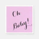 Search for baby girl shower napkins Modern