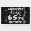 Search for 65th birthday banners 65 years old