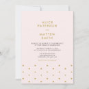 Search for blush and gold wedding invitations Modern