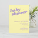 Search for light purple baby shower invitations Simple