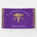 Search for purple and gold graduation banners Graduate