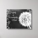 Search for black dandelion canvas prints Floral
