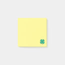 Search for clover leaf post it notes Irish