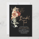 Search for burnt orange bridal shower invitations Black