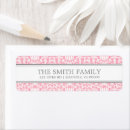 Search for pink return address labels weddings Stylish