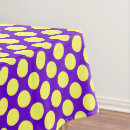 Search for yellow polka dots tablecloths Circles