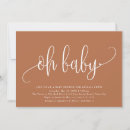 Search for modern calligraphy baby shower invitations Boho