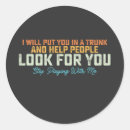 Search for trunk stickers Humour