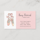Search for dance studio business cards Pink