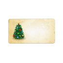 Search for baubles return address labels Vintage