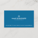 Search for jewish business cards Star of david