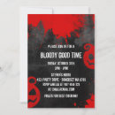 Search for bloody halloween invitations Scary
