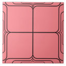Search for pink art deco tiles Black
