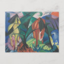 Search for cubism art postcards Franz marc