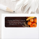 Search for autum return address labels Thanksgiving