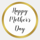 Search for happy mothers day gold stickers Elegant