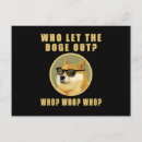 Search for dog meme postcards Doge