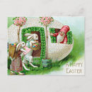 Search for vintage easter bunny postcards Basket