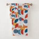 Search for modern geometric bath towels Decorative