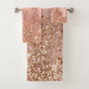 Search for pink glitter bath towels Elegant