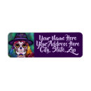 Search for sugar skull return address labels Floral