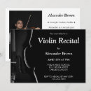 Search for violin concert invitations Elegant