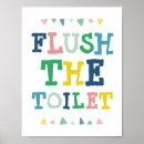 Search for bathroom kids posters Children