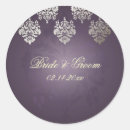 Search for eggplant wedding stickers Dark